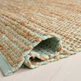 thumbnail image 5 of SAFAVIEH Cape Cod Caroline Solid Runner Rug, Turquoise/Natural, 2'3" x 8', 5 of 10