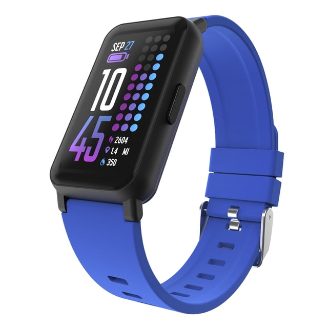 iTouch Smart Watch Fitness Tracker - 1.47 Touch Screen, IP68 Water Resistant, Heart Rate Monitor, Activity Tracker, GPS, 96 Sports Modes, 100+ Watch Faces, Pedometer, Android & iOS