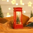 thumbnail image 1 of Dragonus Red Telephone Booth Christmas Ornament 5 Inches, 1 of 3