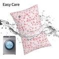 thumbnail image 6 of KLL Cute Hand Drawn Hearts Pillow Covers Envelope Closure,Super Soft and Cozy Fuzzy Fleece Pillow Case Cover 16"x24", 6 of 7