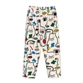 thumbnail image 5 of Qekee Aabstract Eyes print Women Pajama Pants, 5 of 9