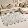 thumbnail image 2 of Coolnut Lightweight Soft Area Rugs 31x20 Inch, Shiba Inu Dog Triangle Floor Mat Doormat for for Rooms Entrance Hardwood Floor Living Room 2'7" x 1'8"） Nursery Rugs, 2 of 6