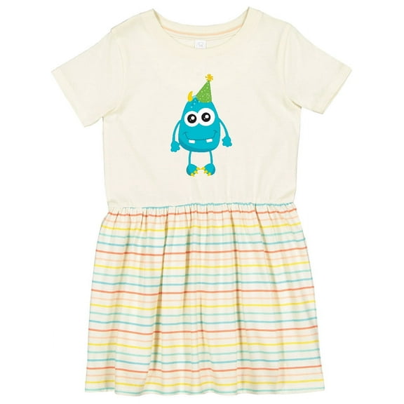 Inktastic Blue Monster Girls Toddler Dress