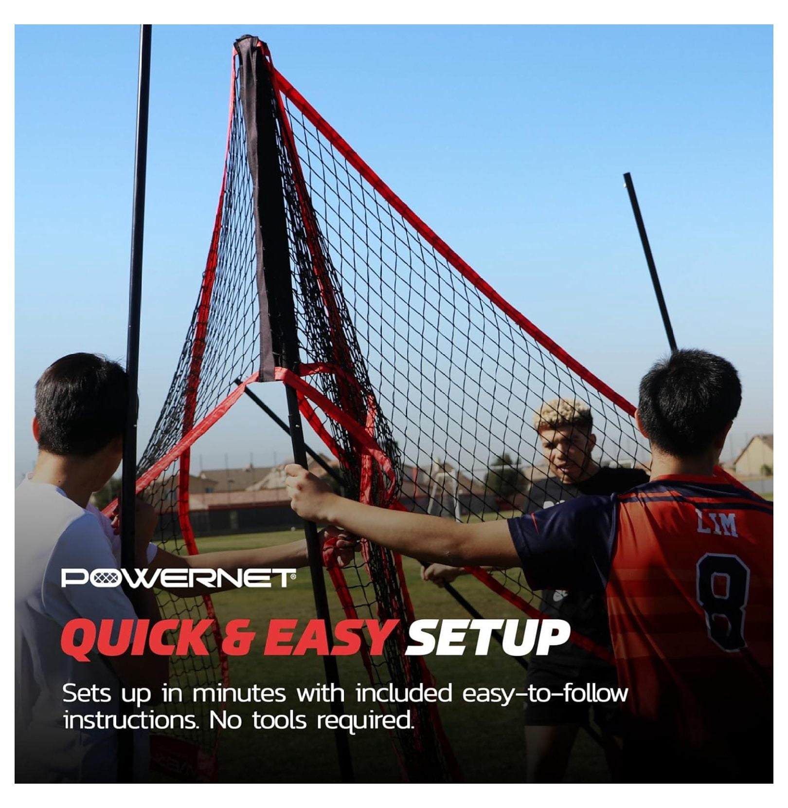 XYX Four Square Volleyball Net, Fun New Game, Play at The Park or Beach, 2 Versions