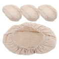 thumbnail image 3 of Masteelf Bread Proofing Basket Cloth Liner for Baking Use Beige Cotton and Linen Reusable 4pcs Suitable for 30cm Oval Basket, 3 of 10