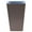 🔥 C_Base#331, variant on Large Tall Planter | Modern Square Brick-Pattern Plastic Planter with Drainage Holes Self-Watering Lightweight Durable Indoor Outdoor Flower Pot for Home Office Porch Deck 1 Pack