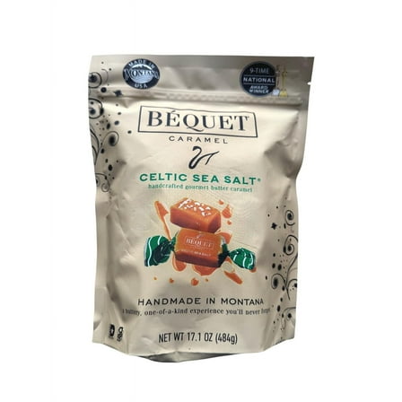Bequet Caramel Celtic Sea Salt, 17.1 Ounce