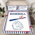 thumbnail image 2 of Feelyou Cartoon Baseball Kids Queen Sheet Sets, Ball Gaming Bed Set, 4-Piece, 2 of 7