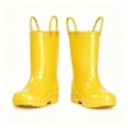 thumbnail image 4 of GYMEPIC Boys Girls PVC Waterproof Rain Boots Mid-Calf Pull-on Kids Outdoor Mud Boots, 4 of 6