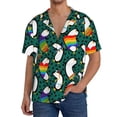 thumbnail image 1 of Fotbe Lgbt Penguin Camisa Estampada de Manga Corta para Hombre, Casual de Verano, Estilo Playero, Sin Arrugas-3X-Large, 1 of 5