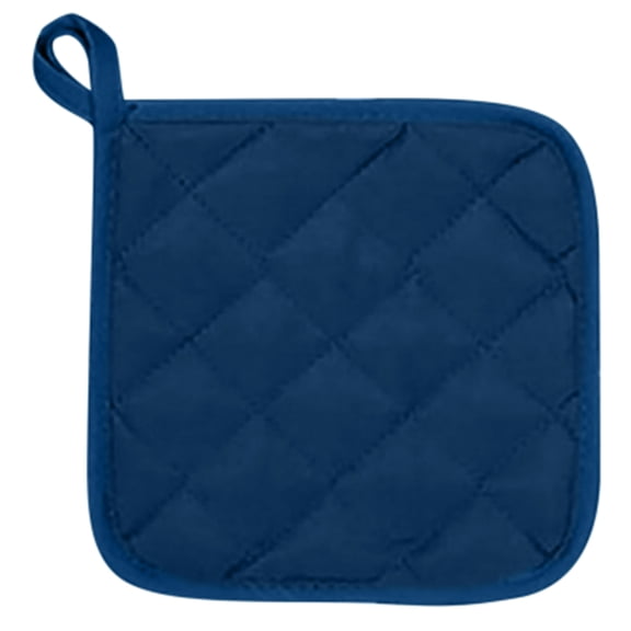 JHEHF Kitchen Pot Holders HeatResistant Potholder Thick Square Cotton Hot Pads with Hanging Strap Oven Mitts for Cooking and Baking 1PCS