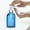 Blue, variant on Konghyp Glass Refill Bottle for Bathroom, Hand Soap Dispenser, Lotion Container, Reusable and Refillable, Elegant Design for Home and Travel, Multi-Purpose Bathroom Organizer