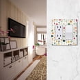 thumbnail image 5 of Yayeee Rocker Switch Wall Plate 1-Gang 4.6"x2.9" Home Decorative Outlet Cover, Beige Vegetables Pattern, 5 of 6