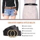 thumbnail image 5 of Minnieouse Cinturón de mujer, accesorio de ropa de estilo Simple, adornos de ropa elegantes, cadenas de cintura, cinturones de femenina, adorno de Cinturones Negro/Piel de serpiente 110cm Minnieouse AP009774-17B, 5 of 6