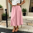 thumbnail image 7 of OGLCCG Girls Bubble Long Skirt Y2k Elastic Waist A-Line Pleated Ruffle Flowy Balloon Maxi Skirts Casual Summer Trendy Swing Skirts 5-15 Years, 7 of 7