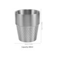 thumbnail image 2 of BESTYASH Reusable Silver Metal Tumbler Cup For Adults Children Family Drinking 1Pcs, 2 of 6