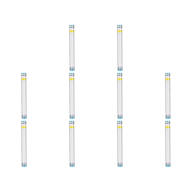 Tubo flotador de pesca transparente grueso 40/50 CM extra resistente (50 CM) azul