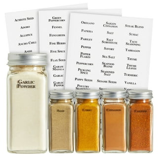 216Pcs Dream Lifestyle Minimalist Spice Jar Labels, Spice Herb