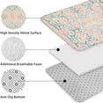 thumbnail image 5 of Pink Floral Pattern Bathroom Rugs Sets 3 Piece,Toilet Cover Set,Absorbent Non Slip Bathroom Mats Sets with U-Shaped Contour Rug Toilet Rug Set, 5 of 5