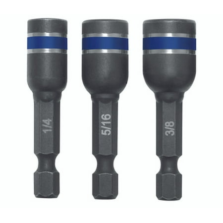 

Irwin IWAF342-3 Impact Nutsetter Set 3-Piece Magnetic Steel Black Oxide
