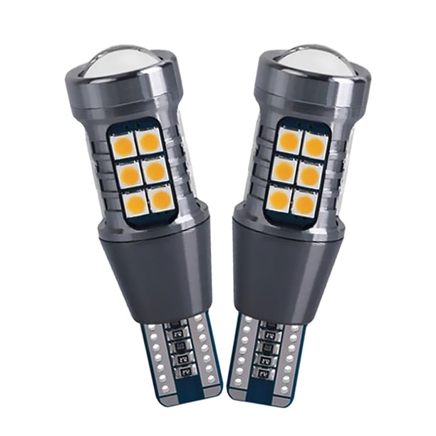 Bombilla LED para luz de freno trasera, luz de posición, intermitente y luz de caja de carga de camión Amarillo