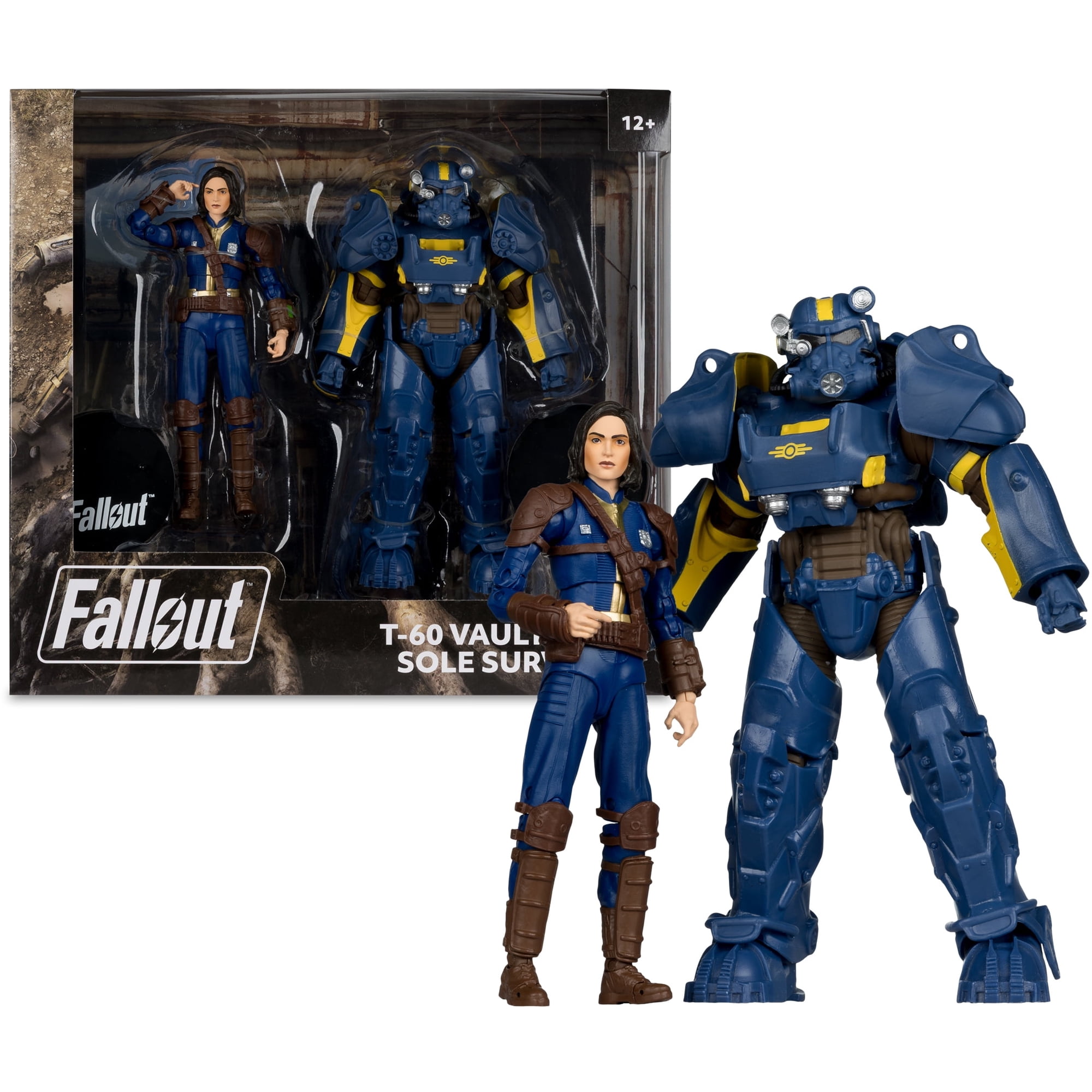 T-60 Vault Tec & Sole Survivor (Fallout New Vegas) 2-Pack 7" Figure - McFarlane Toys