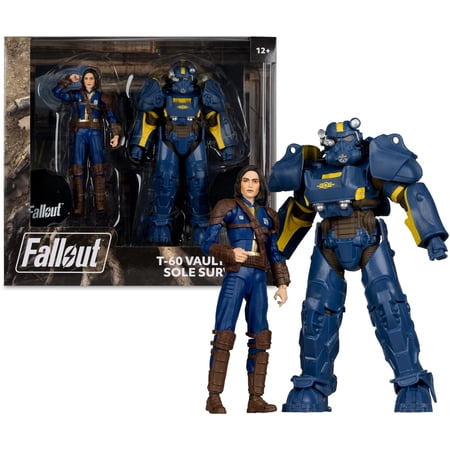 T-60 Vault Tec & Sole Survivor (Fallout New Vegas) 2-Pack 7" Figure - McFarlane Toys