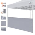 thumbnail image 2 of Eurmax Instant Sunwall for 10ftx3ft Pop up Canopy, 1 Pack Gray Canopy Sidewall, 2 of 7