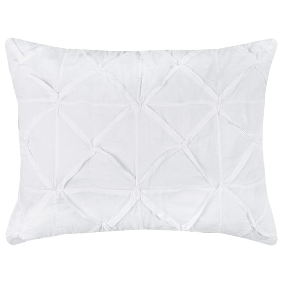 Edredón Rizzy Home BT1884 de poliéster, 90 x 92 cm, color blanco/neutro, tamaño queen