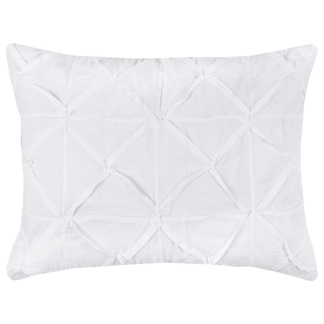 Edredón Rizzy Home BT1884 de poliéster, 90 x 92 cm, color blanco/neutro, tamaño queen