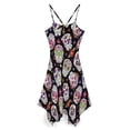 thumbnail image 2 of Sugar Skull Roses Designs Dress Elegant Party Dresses Evening Dresses Women Dress Long Dresses Sleeveless Dress Ladies Dresses, 2 of 4
