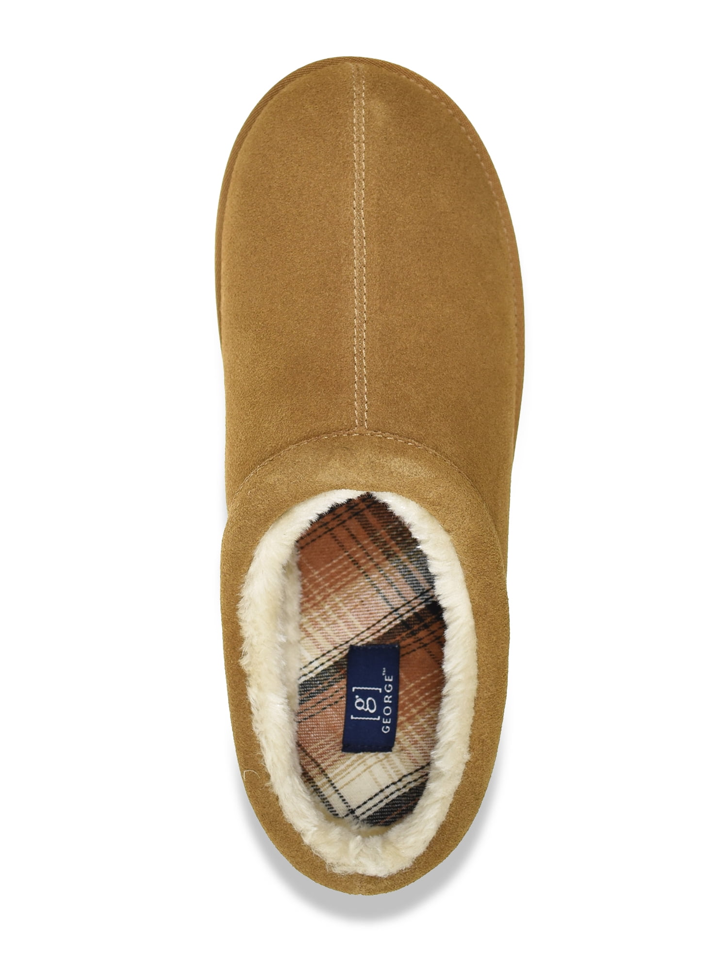 George Men's Suede Clog Slippers