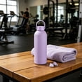 thumbnail image 4 of Bouteille d'Eau Isolée sous Vide en Acier Inoxydable, Étanche, Portable avec Poignée pour Sports de Plein Air, Voyage, Gym, 4 of 6