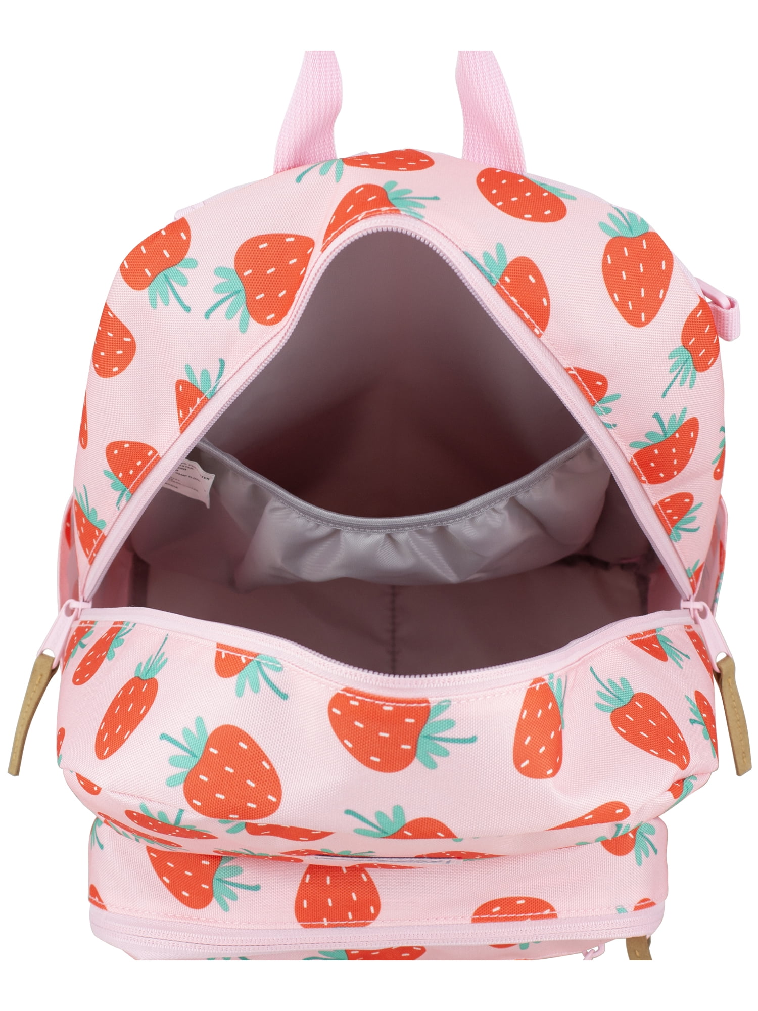 Eastsport Unisex 17" Backpack & Lunch Box 2-Piece Set, Strawberry Dream
