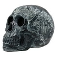 thumbnail image 3 of Ebros Black Egyptian Gods Paranormal Voodoo Scarab Beetle Skull Statue 8.5"L, 3 of 5