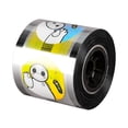 thumbnail image 1 of Película de sellado de tazas desechable engrosada cada rollo 2000 piezas Cpp película de máquina de sellado transparente para café patrón de personajes de dibujos animados lindos, 1 of 13