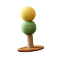 thumbnail image 3 of Cat Scratching Post Training Toy Muebles Protection Suministros para mascotas Marco de escalada para gatos interiores que se muelen la garra jugando Bola doble, 3 of 8