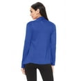 thumbnail image 3 of Moa Collection Women's Solid Casual Comfy Long Sleeve Drape Open Front Cardigan Jacket, 3 of 5