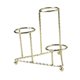 thumbnail image 3 of Soporte de esfera de metal, soporte para bolas de cristal, soporte para 3 bolas, artesanías, asiento, soporte para piedras Oro, 3 of 9