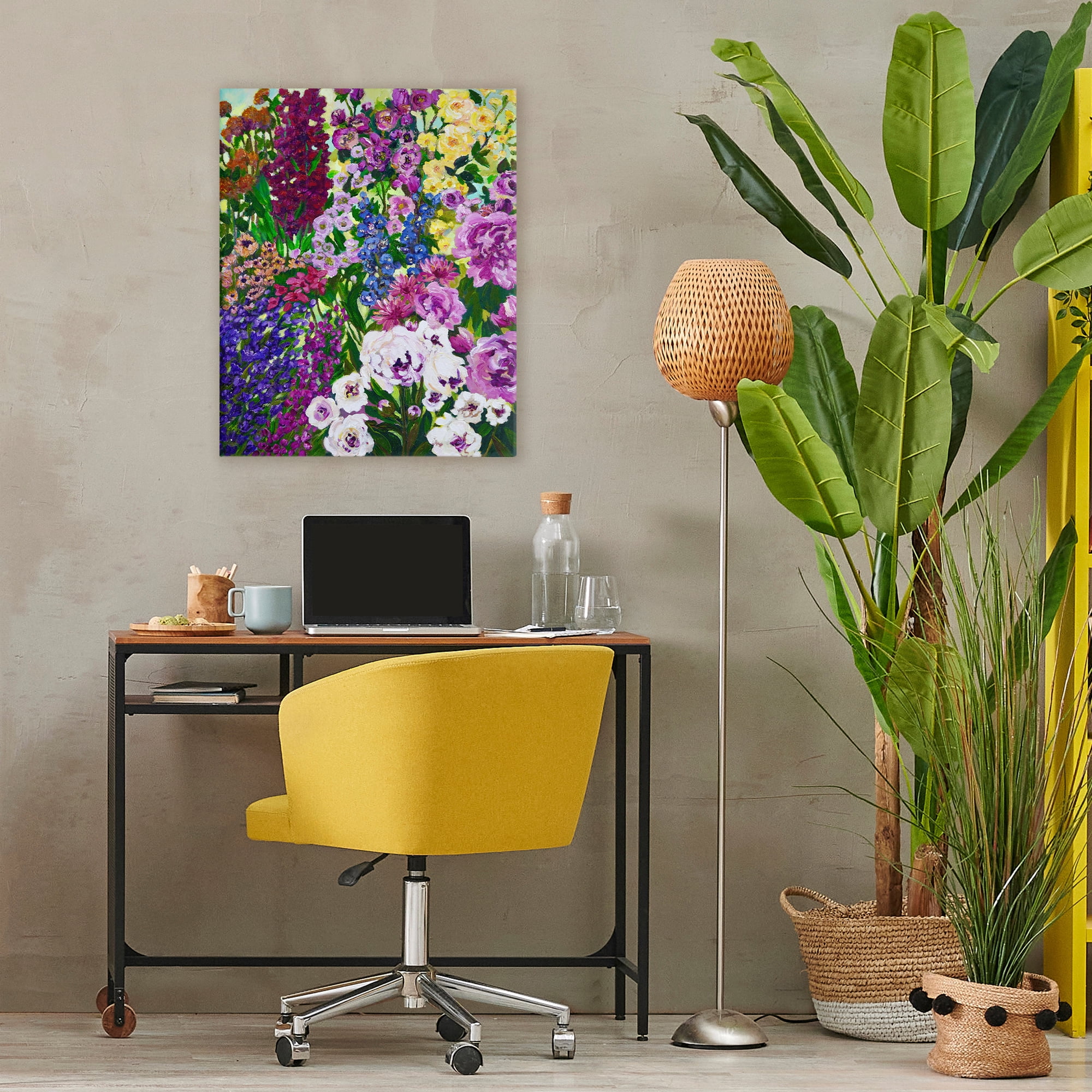 Stupell Industries Lush Greenhouse Garden Flowers Canvas Wall Art, design by Lee Ann Zirbes