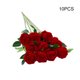thumbnail image 5 of Flores artificiales Kearding 10 piezas de tela de simulación Color sólido, 5 of 6