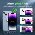 thumbnail image 2 of Phone Case for iPhone 14 Plus Case, [ Military Grade ] Shock-Absorption Bumper Cover iPhone 14 Plus Anti-Scratch Case with Ring Car Mount Kickstand for iPhone 14 Plus 6.7" - Teal, 2 of 12