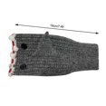 thumbnail image 3 of Womens Handmade Knitted Autumn Winter Gloves Retro Crochet Gloves, 3 of 5