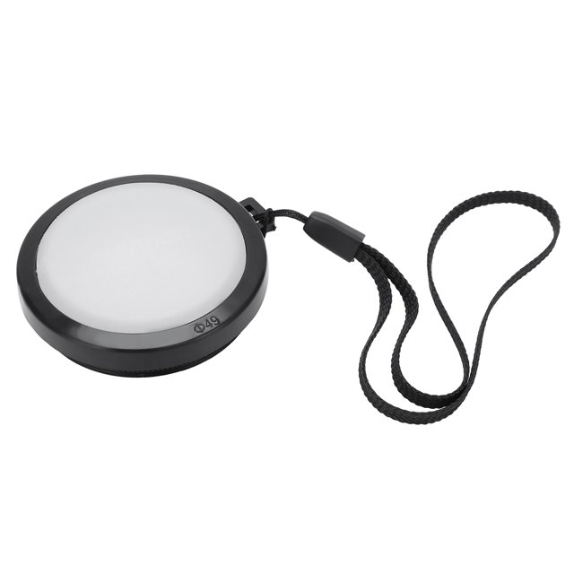 Camera Lens Cover,MENNON White Balance Camera Lens Cover Lens Capwith Adapter Ring Compact and Lightweight