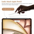 thumbnail image 3 of Funda para iPad Air de 11 pulgadas TimoVo Slim, dura y translúcida, color pomelo, 3 of 8
