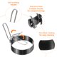 thumbnail image 4 of Uxcell 2Pcs Anillos para Huevo 6" Acero Inoxidable Antiadherente para Cocinar Pancakes, Freír Huevos, Sándwiches, Tortillas para el Desayuno, 4 of 7