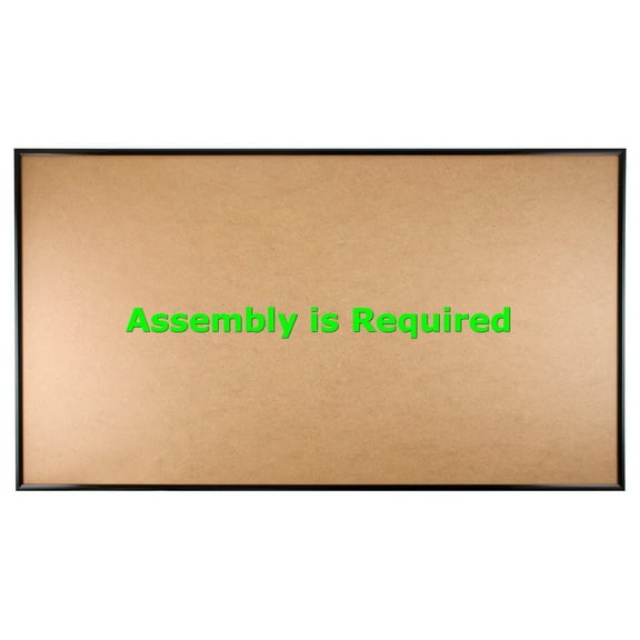 Quadro Frames 18x33 inch Picture Frame, Black, Style P375-3/8 inch Wide Molding