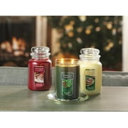 Yankee Candle Balsam & Cedar -  22 oz Large Modern Brushed Lid Tumbler Candle: Holiday/Seasonal, Woody Scented, 2-wick Soy Wax Blend with 75 Hours Burn Time, Unisex