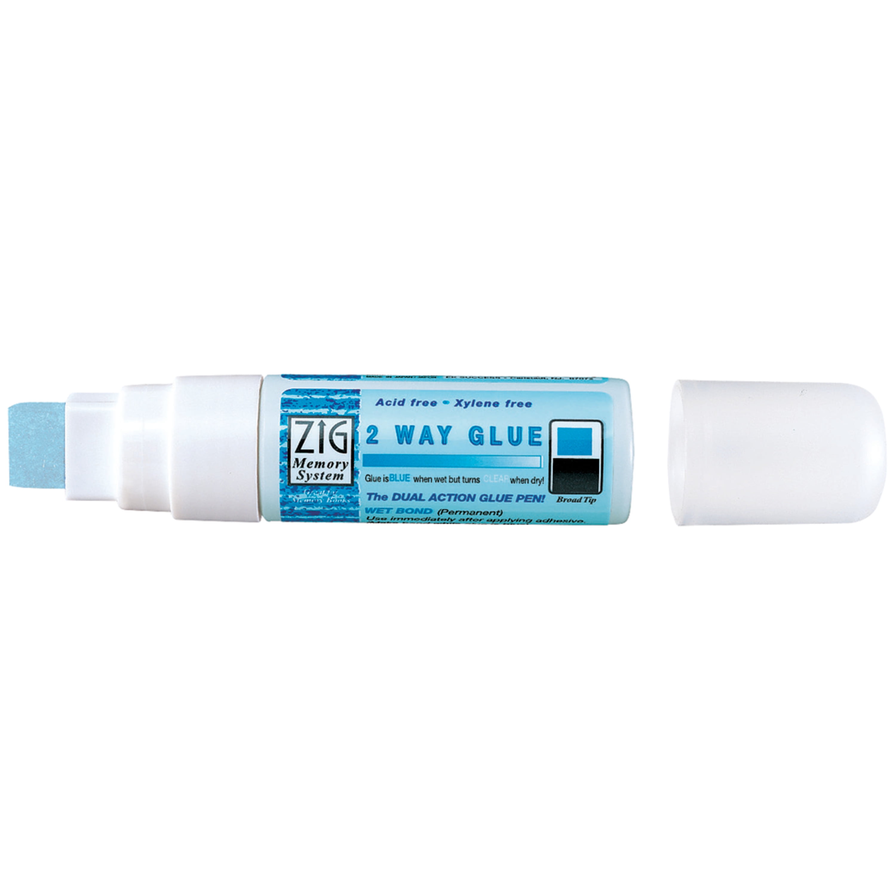 Kuretake Zig Memory System 2 Way Glue Pen, Jumbo Tip