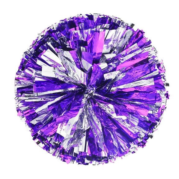 2PCS Cheerleading Handheld Colorful Flowers Sports Activities Performance Cheering Supplies Colorful Lightweight Finger Ring Buckle Design Anti Off PET Material